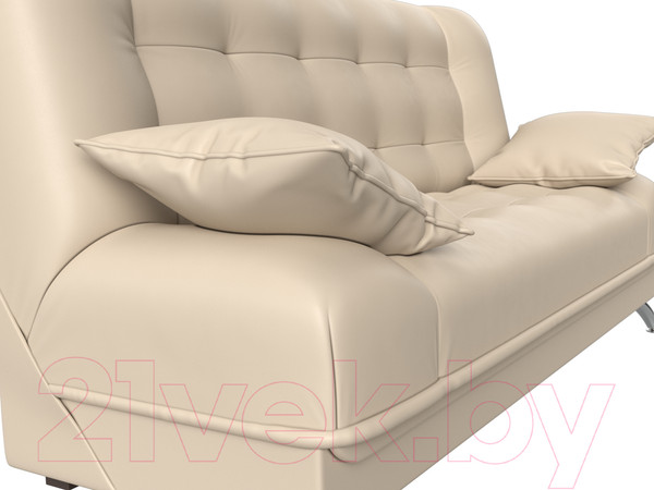 Изображение товара Диван Mio Tesoro Пальма 498 (экокожа, бежевый)