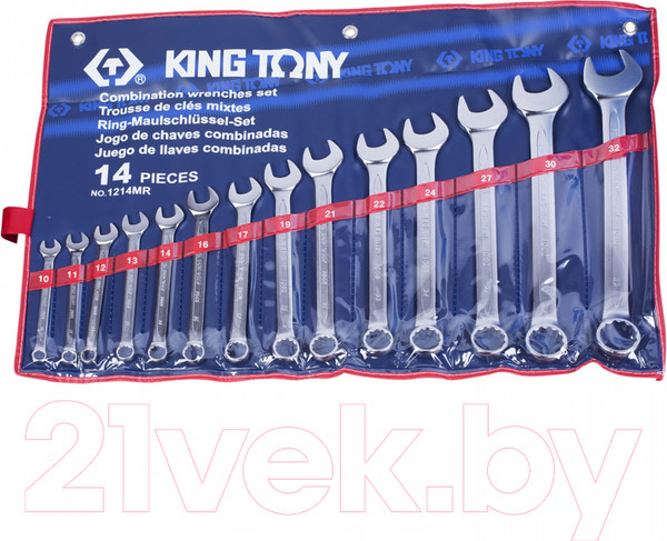 Изображение товара Набор ключей King TONY 1214MR