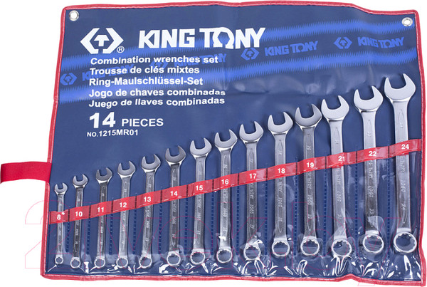 Изображение товара Набор ключей King TONY 1215MR01