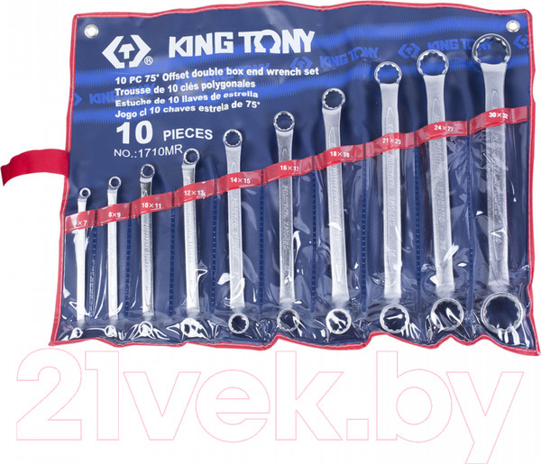 Изображение товара Набор ключей King TONY 1710MR