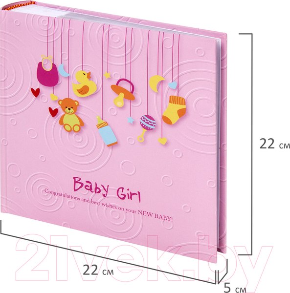 Изображение товара Фотоальбом Brauberg Baby Girl / 391143