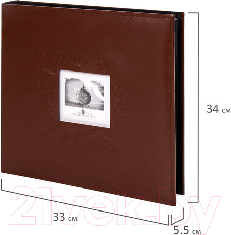 Изображение товара Фотоальбом Brauberg Smooth Brown / 391177