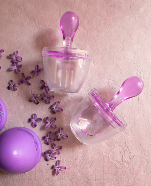 Изображение товара Набор столовых приборов для кормления YummyMia Мишка / B5 (пурпурный)