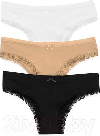 Изображение товара Комплект женских трусов Mark Formelle 412281-3 (р.106, белый)
