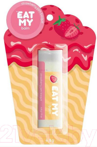 Изображение товара Бальзам для губ Eat My Бисквит с клубничным джемом