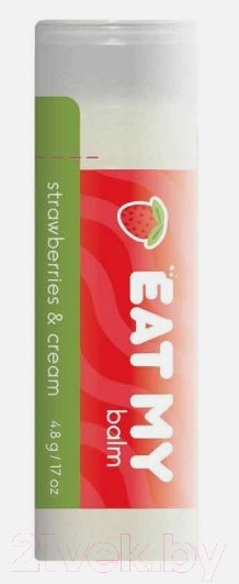 Изображение товара Бальзам для губ Eat My Земляника со сливками