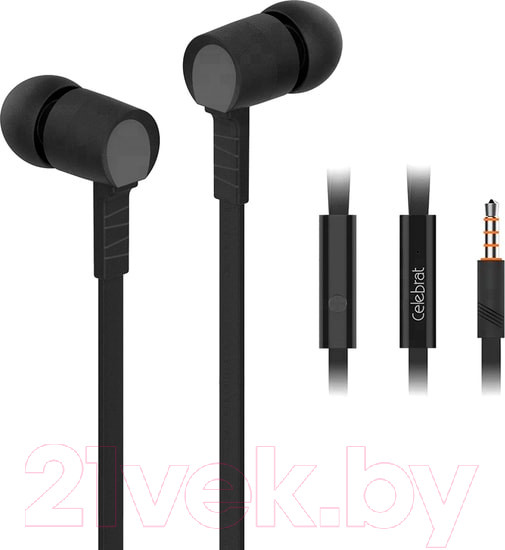 Изображение товара Наушники-гарнитура Celebrat D2 (черный)
