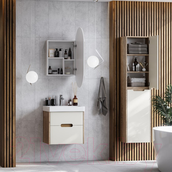 Изображение товара Тумба с умывальником Акватон Оливия 55 (1A2542K0OLVG0)