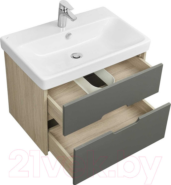 Изображение товара Тумба с умывальником Акватон Оливия 70 (1A2543K0OLUG0)