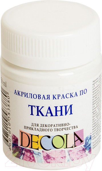 Изображение товара Акриловая краска Decola 4128104 (50мл, белый)