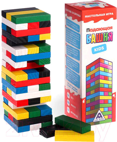 Изображение товара Настольная игра Лас Играс Падающая башня Kids / 4571709