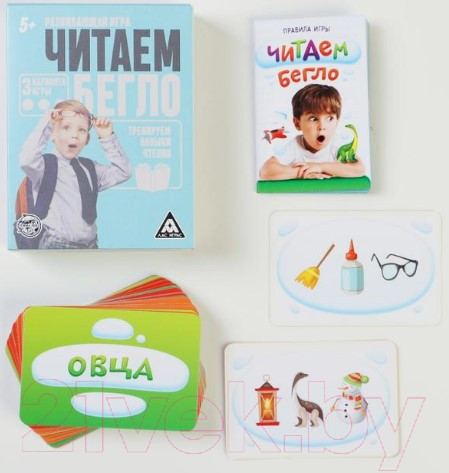 Изображение товара Развивающие карточки Лас Играс Читаем бегло / 2920293