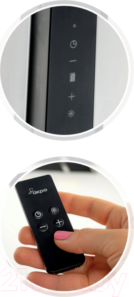 Изображение товара Вытяжка коробчатая Akpo Isla Luna 40 WK-9 (нержавеющая сталь)