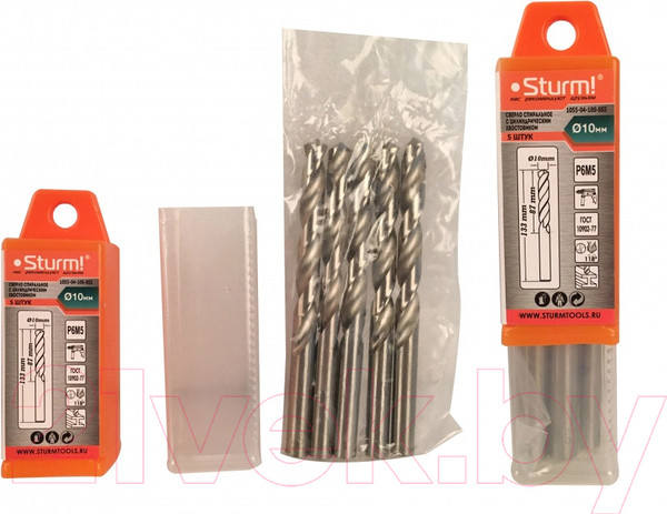 Изображение товара Набор сверл Sturm! 1055-04-10S-SS5
