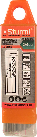 Изображение товара Набор сверл Sturm! 1055-04-4S-SS10