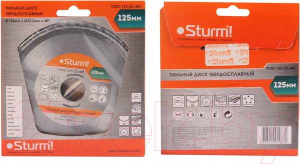 Изображение товара Пильный диск Sturm! 9020-125-22-48T