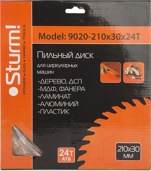 Изображение товара Пильный диск Sturm! 9020-210-30-24T