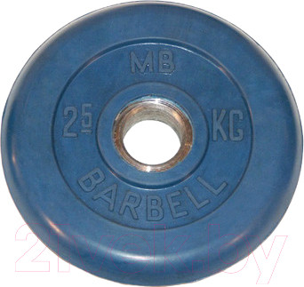 Изображение товара Диск для штанги MB Barbell d31мм 2.5кг (синий)