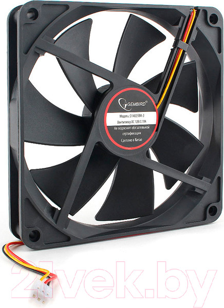 Изображение товара Вентилятор для корпуса Gembird D14025BM-3
