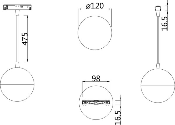 Изображение товара Трековый светильник Maytoni Kiat TR018-2-10W3K-W