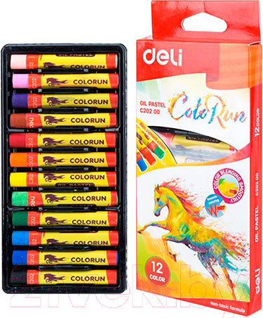 Изображение товара Набор масляной пастели Deli Color Run / С20200 (12цв)