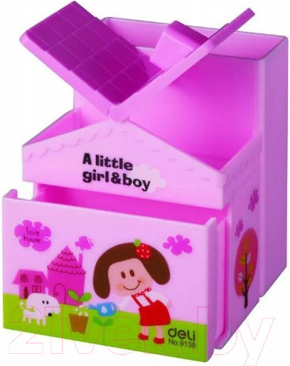 Изображение товара Органайзер настольный Deli Домик / 9138