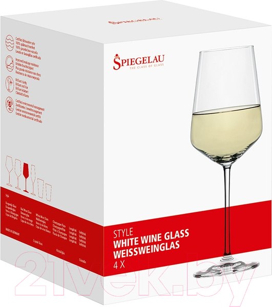 Изображение товара Набор бокалов Spiegelau Style White Wine Glass / 4670182 (4шт)