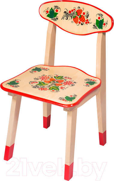 Изображение товара Стул детский Хохломская Роспись Ягода/Цветок 7398
