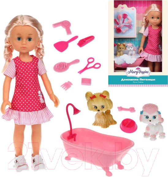 Изображение товара Кукла с аксессуарами Mary Poppins Николь. Домашние питомцы / 451355
