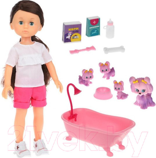 Изображение товара Кукла с аксессуарами Mary Poppins Николь. Домашние питомцы. Щенки / 451356