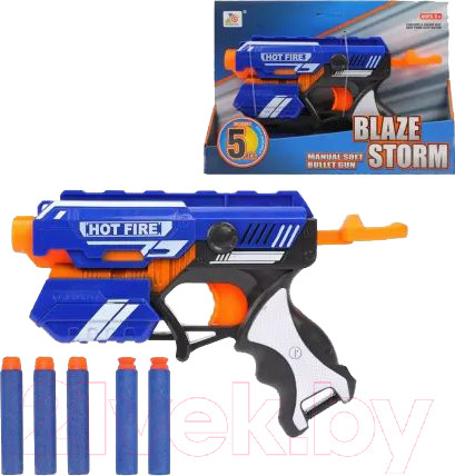 Изображение товара Бластер игрушечный Наша игрушка С мягкими пулям / 7036A