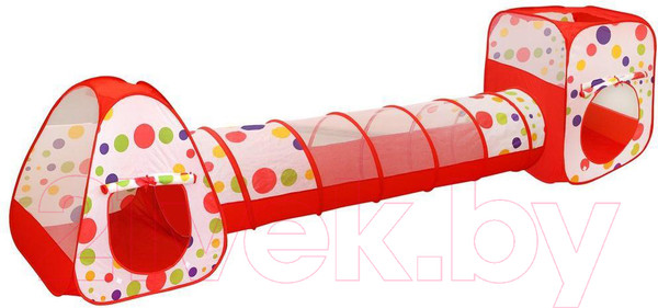 Изображение товара Детская игровая палатка Наша игрушка Горошек с туннелем / 68899