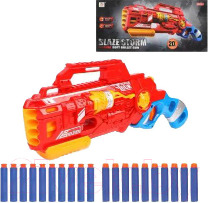 Изображение товара Бластер игрушечный Наша игрушка С мягкими пулям / 7067