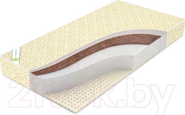 Изображение товара Матрас в кроватку Монис Стиль Кокос-Люкс Латекс / 022ж (жаккард)