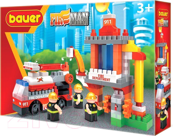 Изображение товара Конструктор Bauer Fireman Пожарная вышка / 741