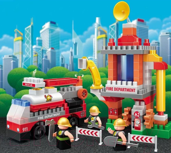 Изображение товара Конструктор Bauer Fireman Пожарная вышка / 741