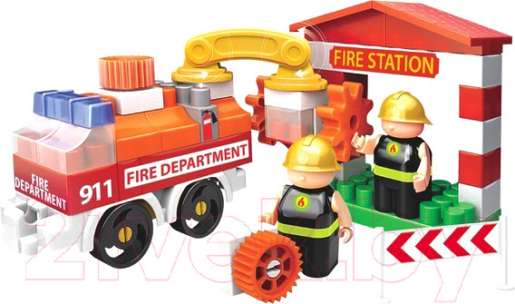 Изображение товара Конструктор Bauer Fireman Пожарная машина и пожарный гидрант / 739
