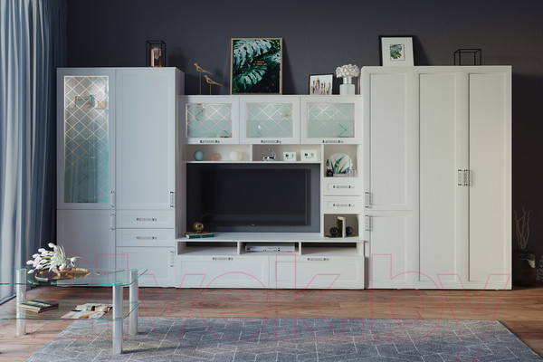 Изображение товара Стенка Премиум ТВА Александра ТВ (бодега/вяз каньон милк)