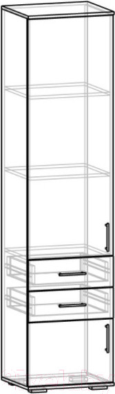 Изображение товара Шкаф-пенал Премиум ТВА Александра