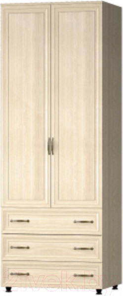 Изображение товара Шкаф Премиум Гармония двухстворчатый с ящиками без зеркал (шимо светлый)