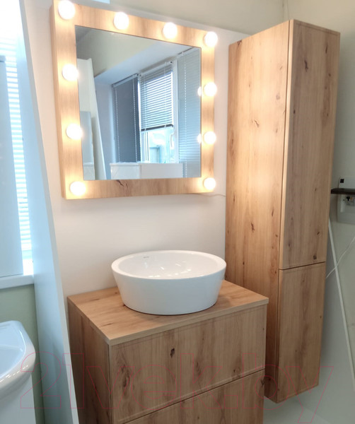 Изображение товара Зеркало Garda 5/1_700_PVC (дуб)