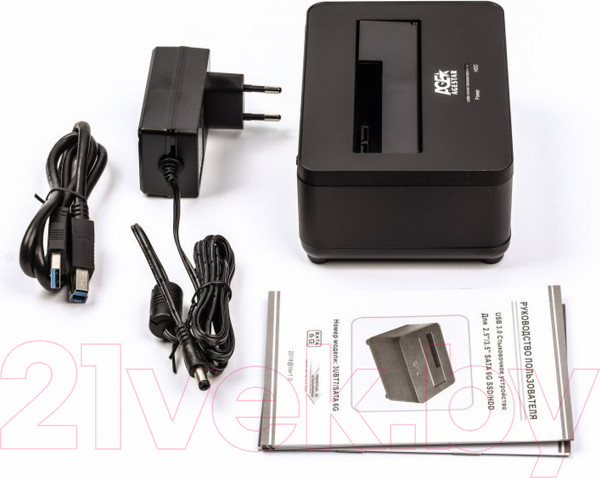 Изображение товара Бокс для жесткого диска AgeStar 3UBT7 (черный)