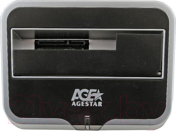 Изображение товара Бокс для жесткого диска AgeStar 3UBT2 (серебристый)