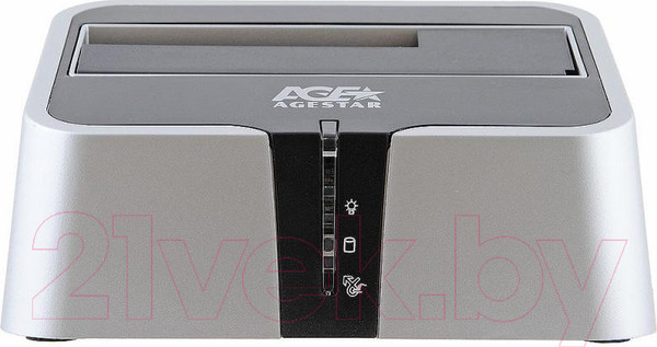 Изображение товара Бокс для жесткого диска AgeStar 3UBT2 (серебристый)