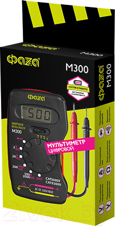 Изображение товара Мультиметр цифровой Фаза M300 (5008779)