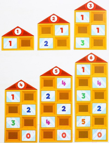 Изображение товара Развивающая игра Лас Играс Математические домики / 4562800