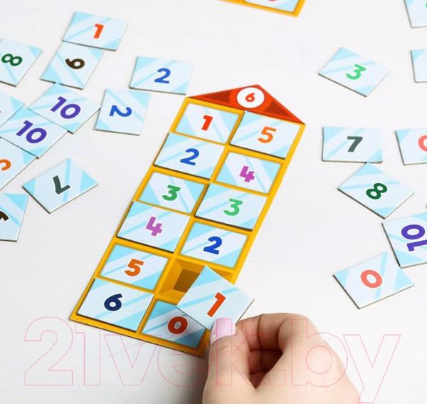 Изображение товара Развивающая игра Лас Играс Математические домики / 4562800