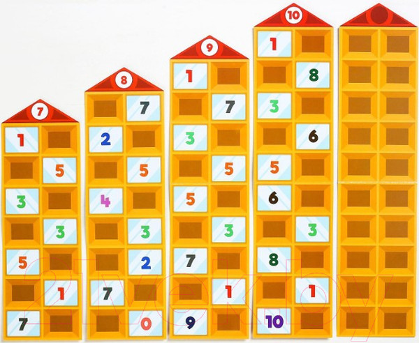 Изображение товара Развивающая игра Лас Играс Математические домики / 4562800