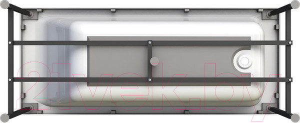 Изображение товара Ванна акриловая Vannesa Агата 170x70 / 2-78-0-0-1-226Р (с экраном и каркасом)