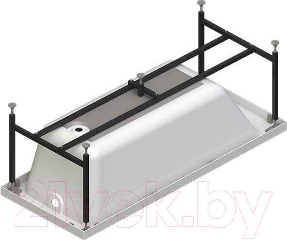 Изображение товара Ванна акриловая Vannesa Агата 170x70 / 2-78-0-0-1-226Р (с экраном и каркасом)